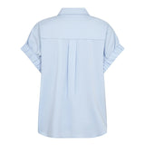 Poppy Elastic Cuff lyhythihainen paita, Pale Blue