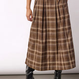 DagnyCC Anya ruudullinen laskoshame, Brown