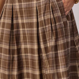DagnyCC Anya ruudullinen laskoshame, Brown