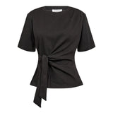 Oriane t-paita solmulla, Black