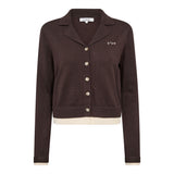 Lue neuletakki, Dark Brown