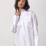 Dalia oversize kauluspaita, White