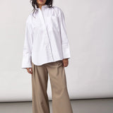 Dalia oversize kauluspaita, White