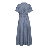 Terry Wrap Dress, Ash Blue