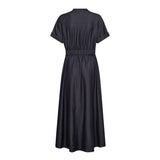 Terry Wrap Dress, Navy