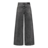 Vicky Stone Wide Jeans, Black