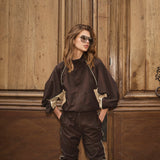AloraCC Block Jacket, Dark Brown ENNAKKOMYYNTI