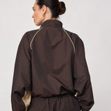 AloraCC Block Jacket, Dark Brown ENNAKKOMYYNTI