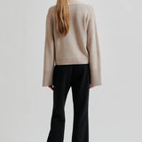 Fique Flared Trousers, Black