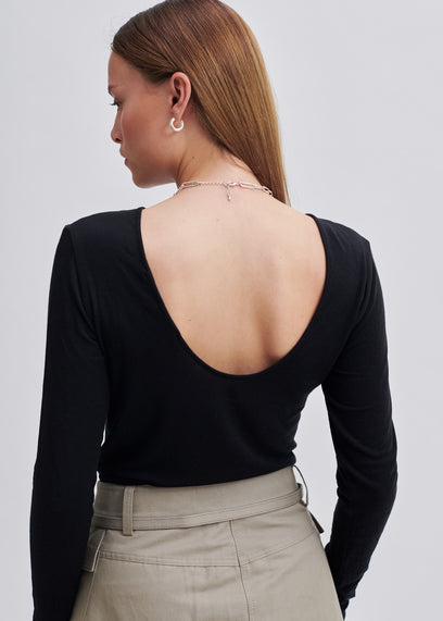 Second Female - Matima Open Back paita, musta