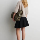 Andrea neuletakki vajaamittaisilla hihoilla, Light Beige Melange
