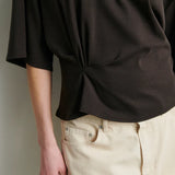 Missouri Tee, Dark Brown Melange