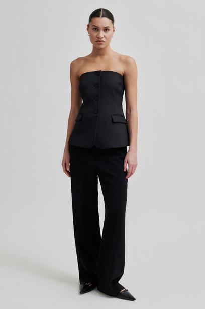 Second Female - Fique Classic Trousers, black