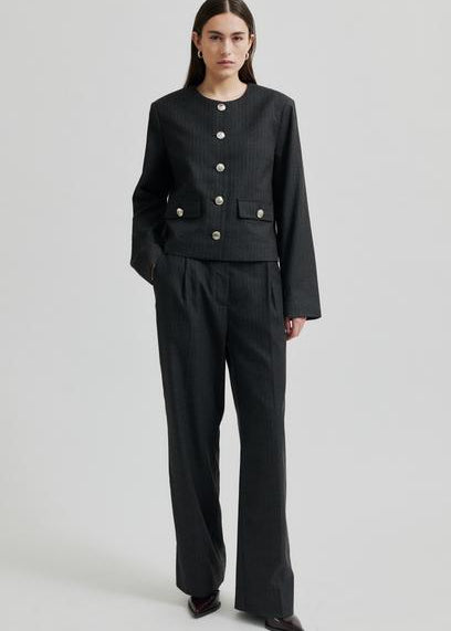 Wake housut ja bleiseri , dark grey melange