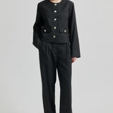 Wake housut ja bleiseri , dark grey melange