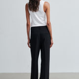 Fique Straight Trousers, Black