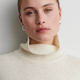 Alpha Knit pooloneule, Cream