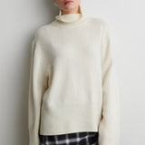 Alpha Knit pooloneule, Cream