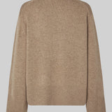 Alpha Knit pooloneule, Camel Melange