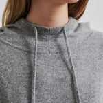 Lounge Knit Hoodie, grey melange