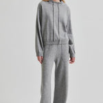 Lounge Knit Hoodie, grey melange