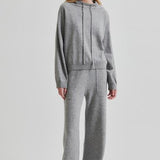 Lounge Knit Hoodie, grey melange