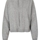 Lounge Knit Hoodie, grey melange