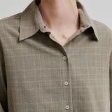 Maira Shirt, Mid Brown Melange