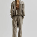 Maira Shirt, Mid Brown Melange