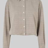 Maira Shirt, Mid Brown Melange