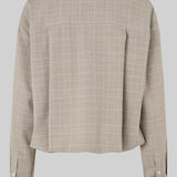 Maira Shirt, Mid Brown Melange