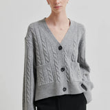 Alphine neuletakki, Mid Grey Melange
