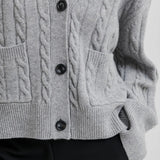 Alphine neuletakki, Mid Grey Melange