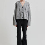 Alphine neuletakki, Mid Grey Melange