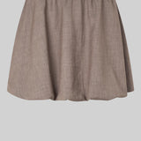 Oline Mini Balloon hame, Mid Brown Melange