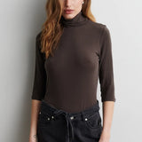 Matima lyhythihainen poolopaita, Dark Brown