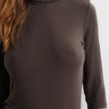 Matima lyhythihainen poolopaita, Dark Brown