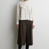 Maise LS Blouse, Egret