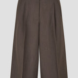 Riese culottes housut, Dark Brown Melange