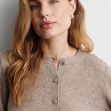 Amala neuletakki, Mid Brown Melange