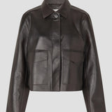 Ezay Leather Jacket, Demitasse
