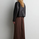 Ezay Leather Jacket, Demitasse