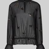 Luma paljettipaita, Black