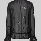 Luma paljettipaita, Black