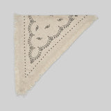 Jucca kolmiohuivi villaa, Light Beige Melange