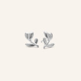 Tulip nappikorvakorut, Silver