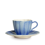 Oyster kuppi ja lautanen 25cl, Light Blue