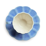 Oyster kuppi ja lautanen 25cl, Light Blue