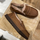 Ellis Nubuck Loafer, Dark Chestnut