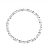 Celine elastic tennisbracelet, Silver